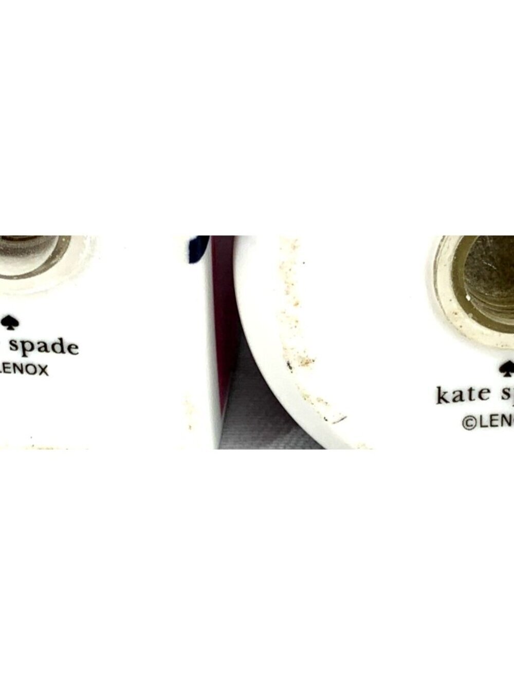 Kate Spade New York Village Salt & Pepper Lenox Christmas Gift & Tree 3" - Picture 7 of 7